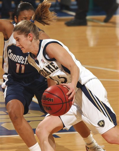 Megan Duffy and the Irish host St. John's this Wednesday.