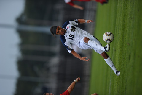 Adam Mena's goal in the 80th minute gave the Irish a 2-1 win over the Hoosiers.