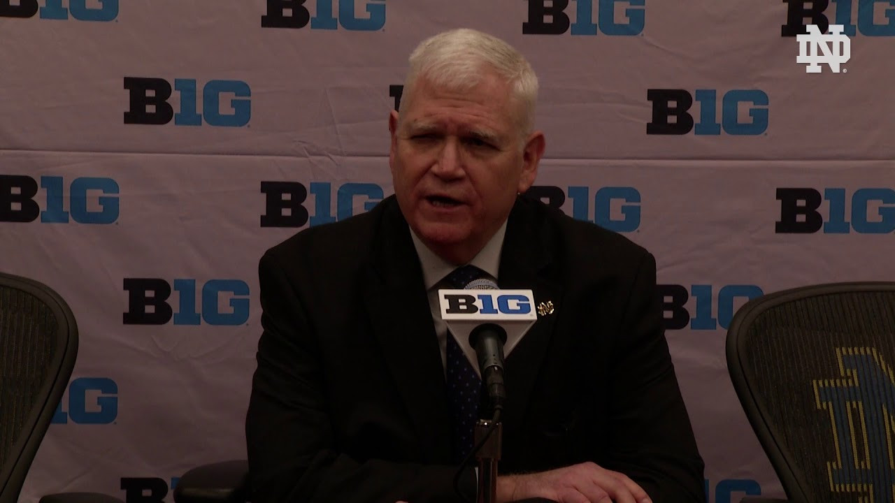 @NDHockey Post-Game Press Conference vs. Ohio State - Big Ten Tournament Final (2018)