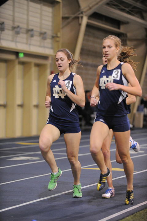 Freshman Emily Frydrych won the 1,000m run on Friday night.