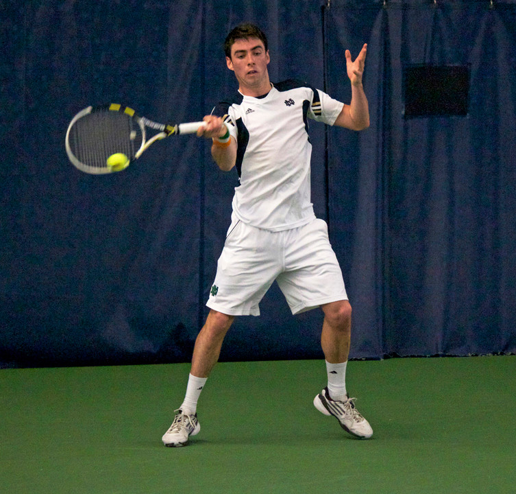 Senior Niall Fitzgerald won 6-4, 6-1 at No. 5 singles on Wednesday.