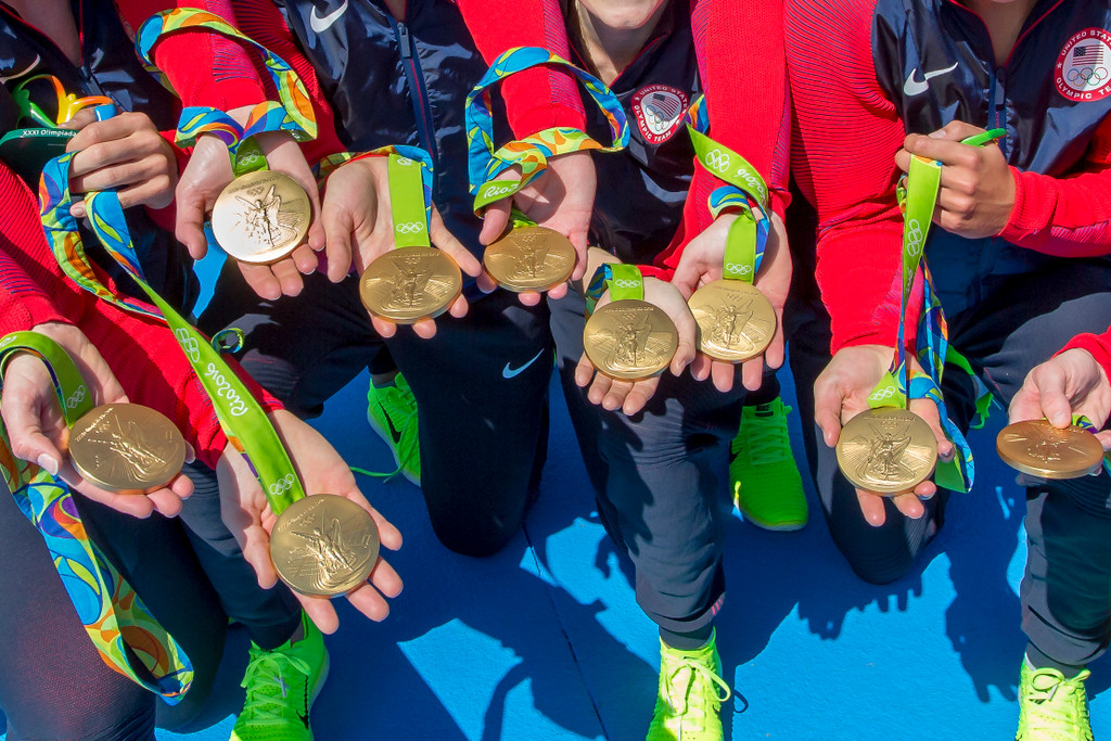 Polk Wins Gold Medal With U.S. Women's Eight
