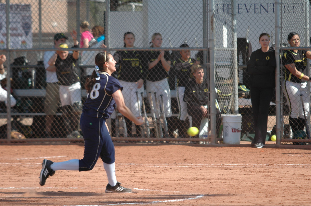 Brittany O'Donnell picked up the game-two win against Eastern Michigan to improve to 5-1 on the season.