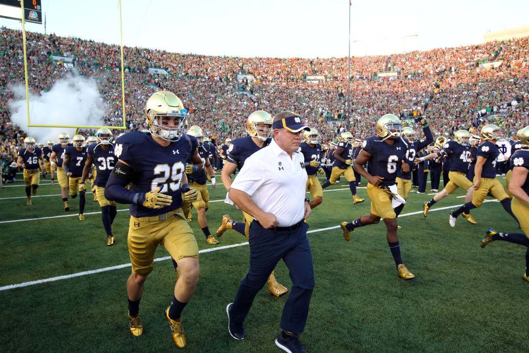 Head coach Brian Kelly