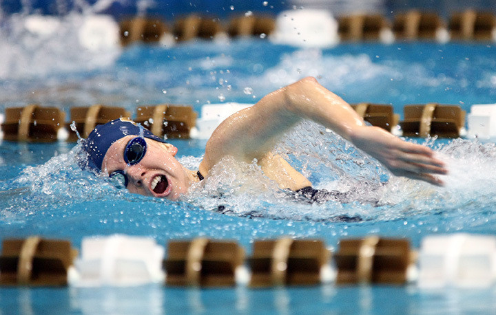 Senior Georgia Steenberge finished out her career with the Irish Saturday at the Shamrock Invitational.