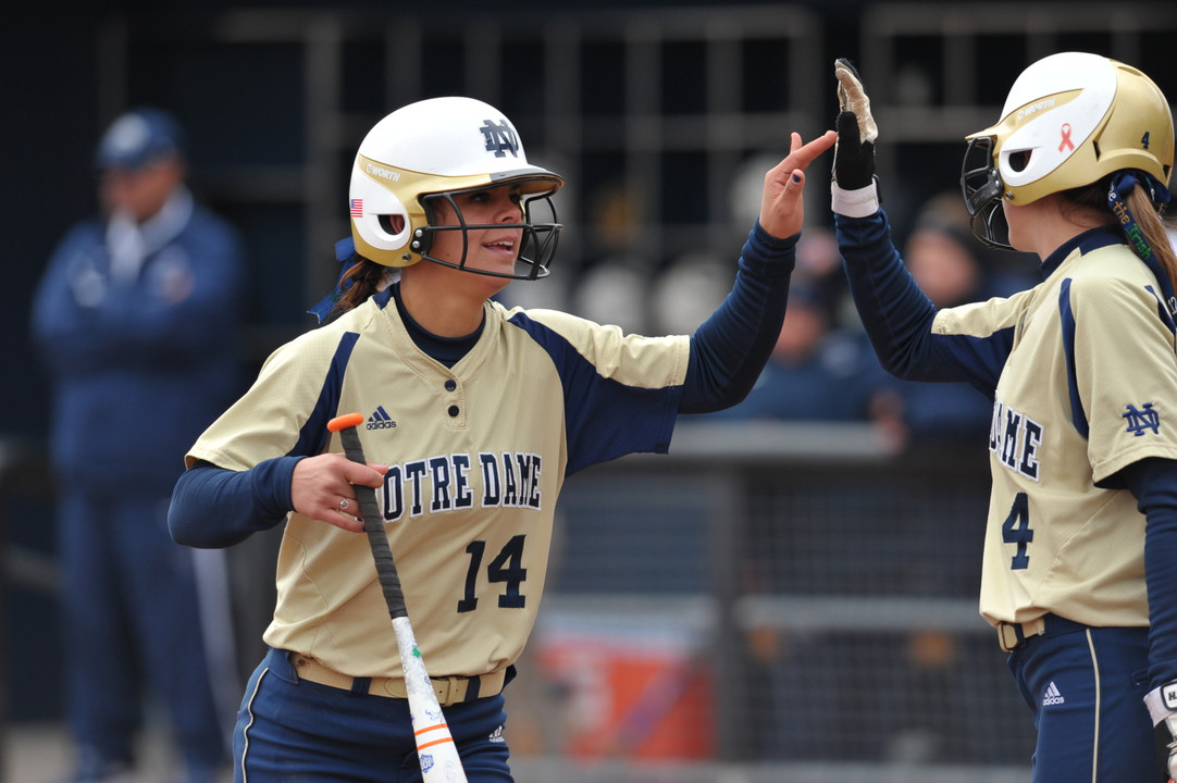 Senior Monica Torres logged her second career hit and RBI on Saturday against Radford at the Diamond 9 Citrus Classic