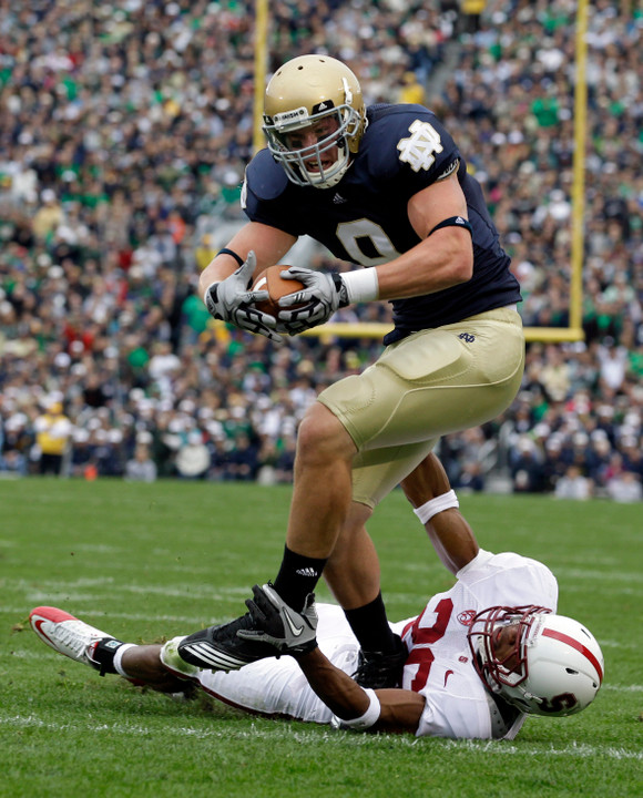 Notre Dame tight end Kyle Rudolph.