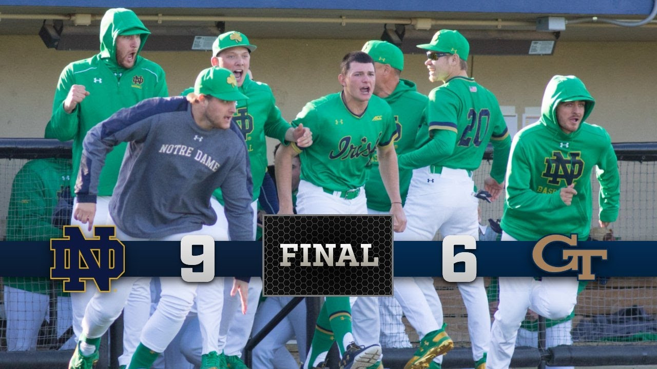 Highlights - Notre Dame Baseball vs. Georgia Tech Game 3