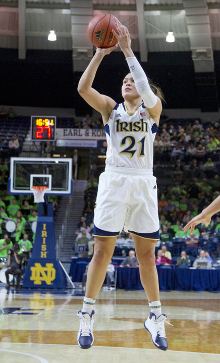 Senior guard/tri-captain Kayla McBride was one of three Notre Dame players named to the 2013-14 Wooden Award Midseason List, it was announced late Friday by the award's presenter, the Los Angeles Athletic Club.