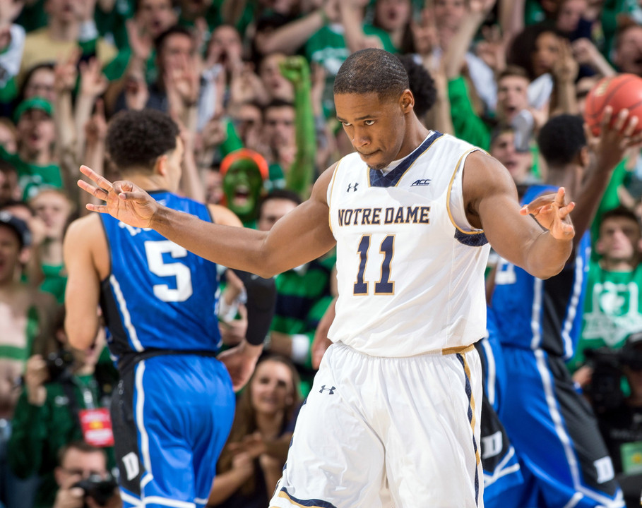 Sophomore guard Demetrius Jackson is one of those players who has thrived under Mike Brey's leadership and style of play.