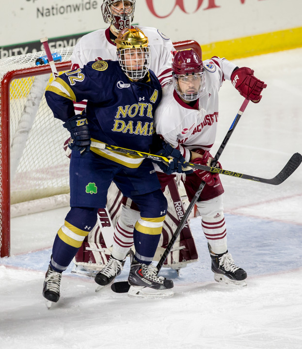 Sam Herr is one of four Notre Dame players with at least five career points against UMass.