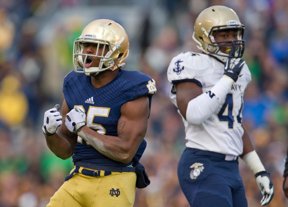 Freshman Tarean Folston ran for 140 yards and a touchdown.