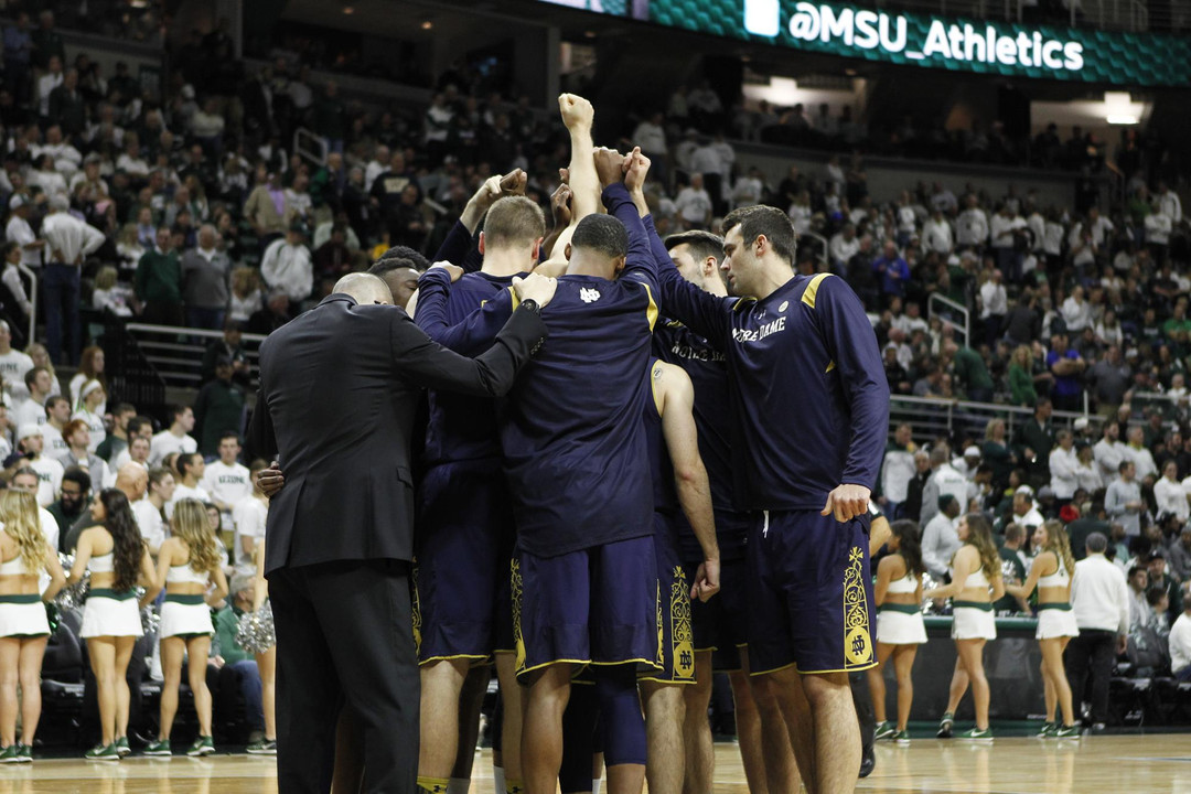 2017-18 Notre Dame MBB Group Photo