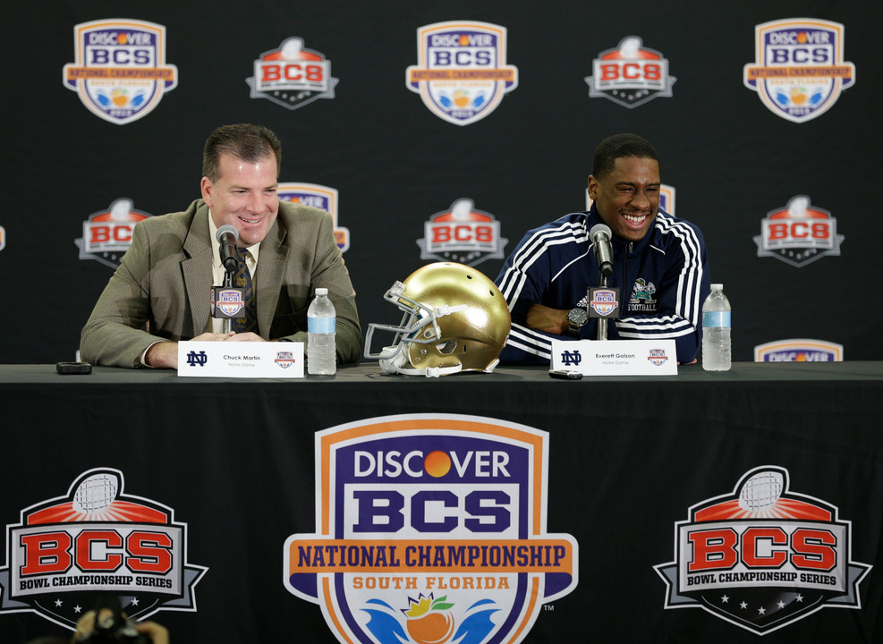 Irish in Miami - Offensive Interviews & Practice (AP)