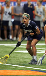 Junior Jillian Byers will look to add to her career-best 67 goals when the Irish face Northwestern in the opening round of the NCAA Tournament.