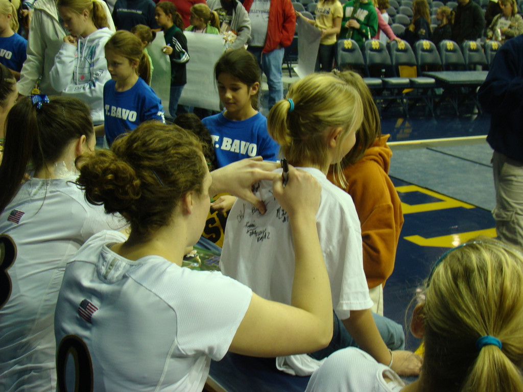 Notre Dame Volleyball vs. Rutgers (November 1, 2009)