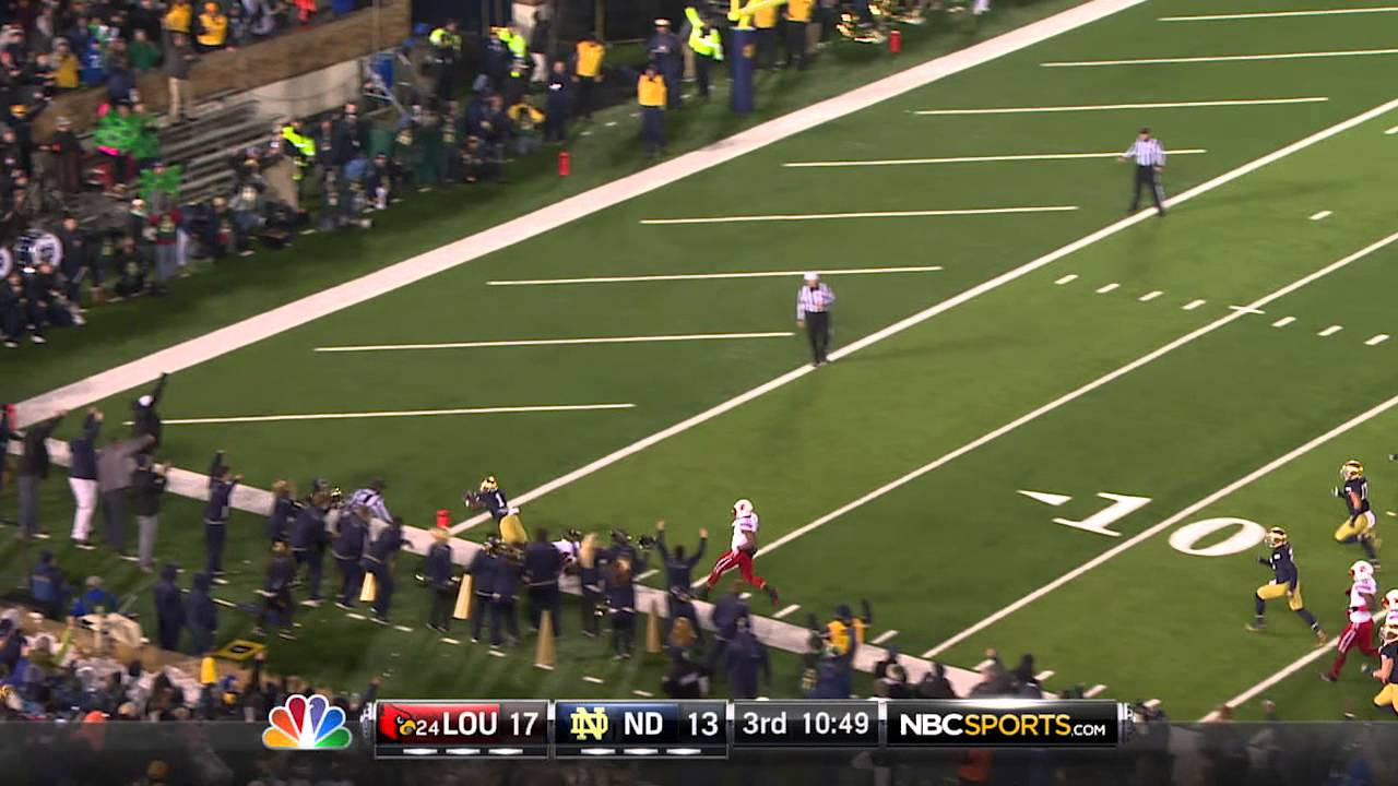 FB - Bryant Punt Return/Robinson TD Catch #NDQuickPlays