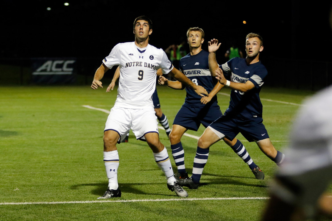 Sophomore forward Jeffrey Farina had a team-high two assists in Notre Dame's 3-1 win over No. 4 Virginia last Friday