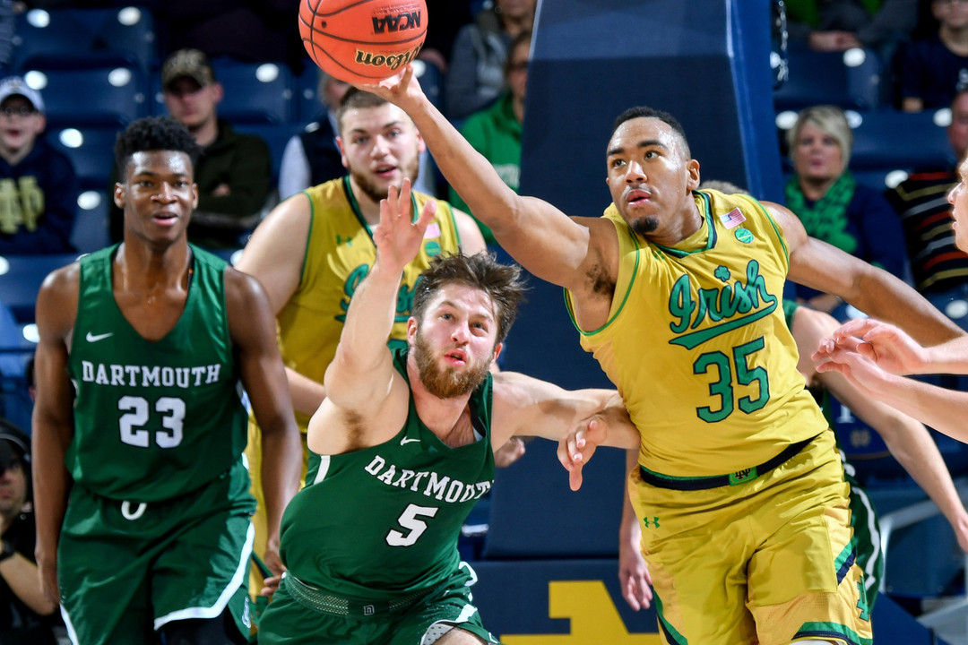Notre Dame vs. Dartmouth (USATSI)