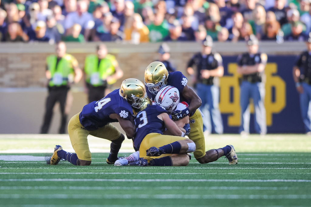 No. 22 Notre Dame def. Miami (Ohio), 52-17