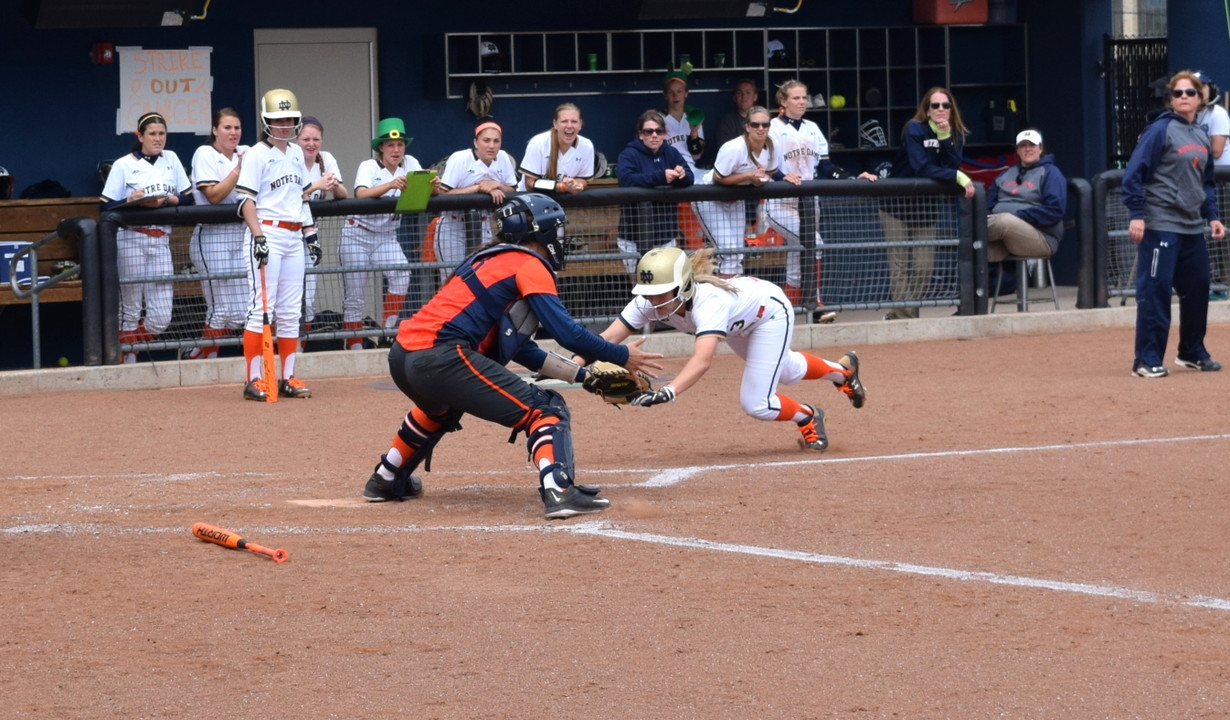 Emilee Koerner has scored a total of 19 runs for Notre Dame over the past two weeks, crossing the plate eight times in her last five games to earn ACC Player of the Week honors