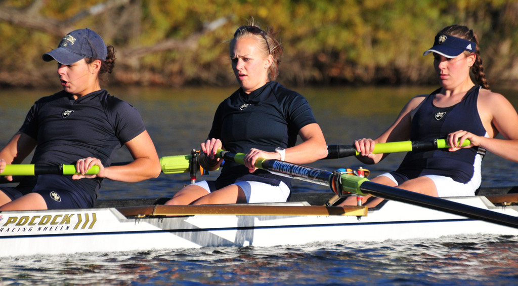 Notre Dame Rowing Practice