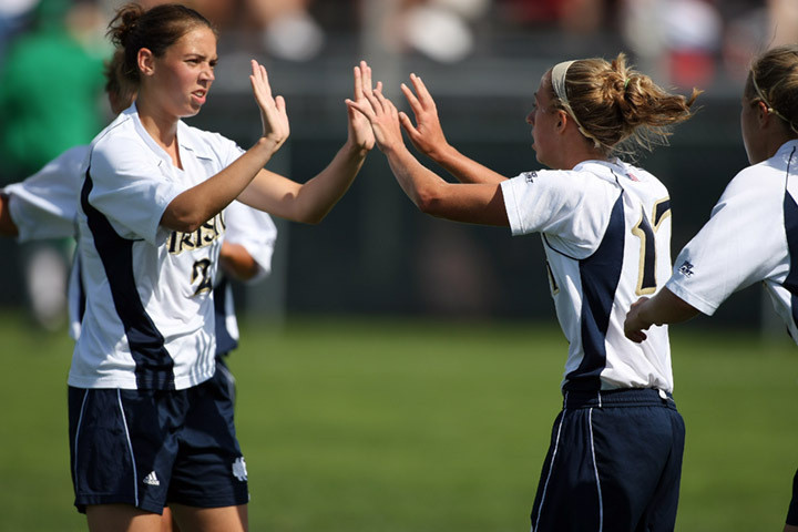 Kerri Hanks has compiled long point streaks in each of her three seasons with the Irish.