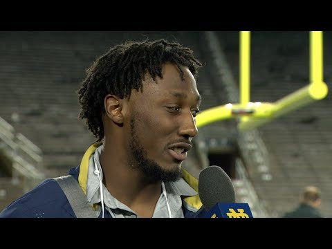 Josh Adams Post-Game Interview - Maimi (OH)