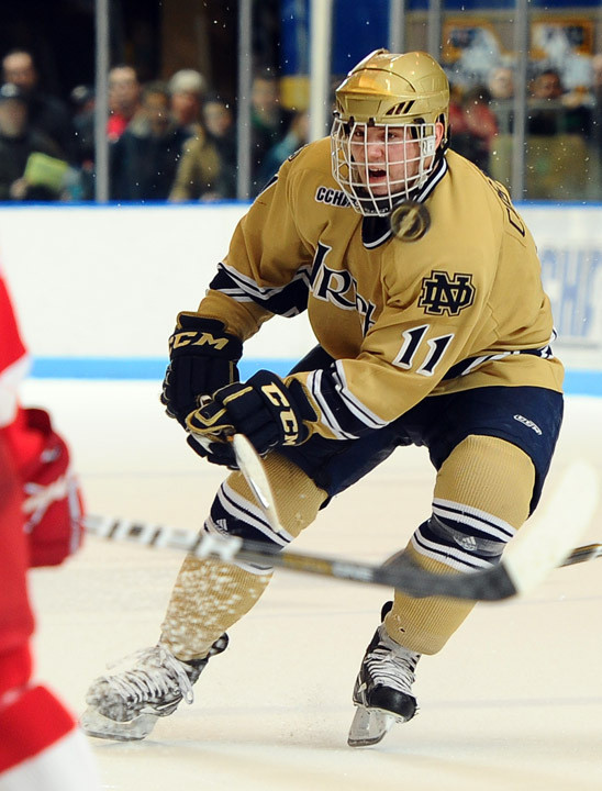 Junior left wing Jeff Costello has three goals and two assists for five points in his last three games.