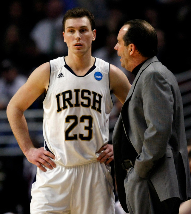 Ben Hansbrough was honored as the team's Most Valuable Player at Wednesday evening's men's basketball banquet.
