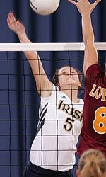 Freshman OH Ellen Heintzman made her first start since Sept. 19 and responded with 11 kills.