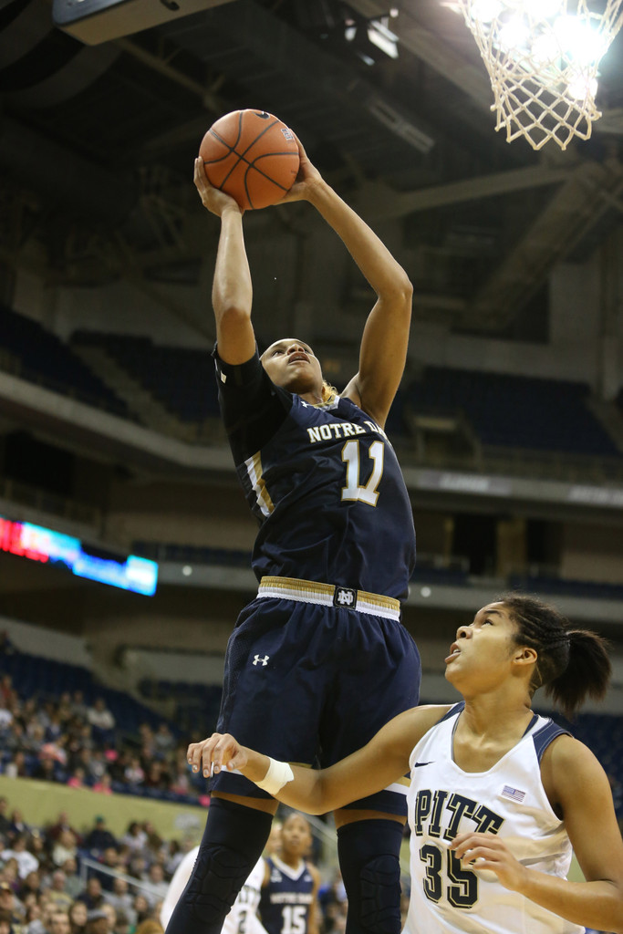 #3 Irish Top Pittsburgh, 65-55, for Muffet McGraw's 800th