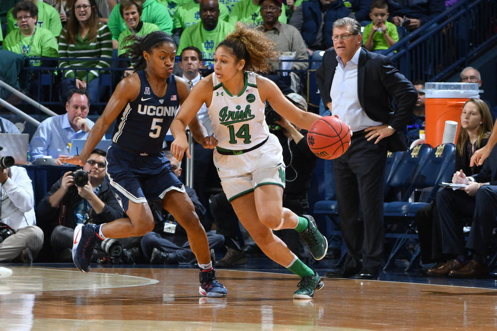 No. 1 UConn 72, No. 2 Notre Dame 61