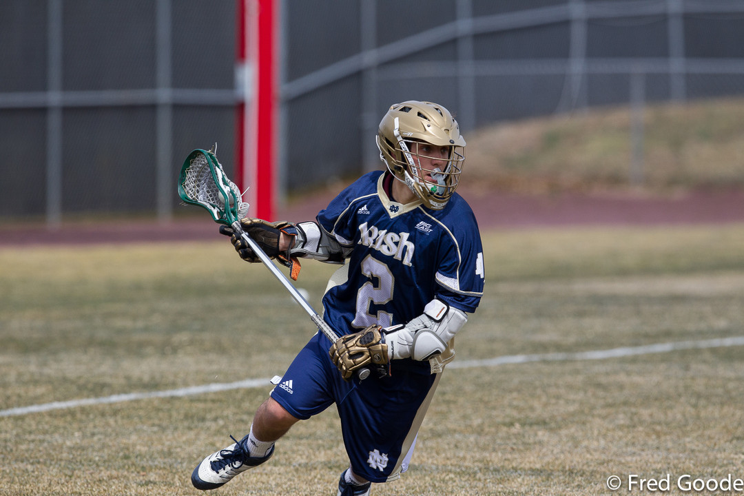 John Scioscia scored four goals during Notre Dame's 9-3 second-half run against Villanova.