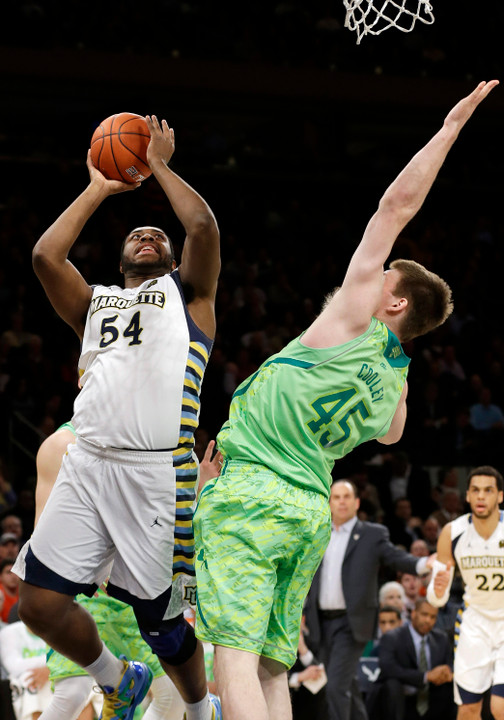 Notre Dame Beats Marquette, 73-65, to Reach BIG EAST Semis (AP)