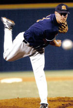 Ryan Sharpley combines with Evan Danieli and Brian Dupra to headline one of the nation's top-rated groups of freshman pitchers.