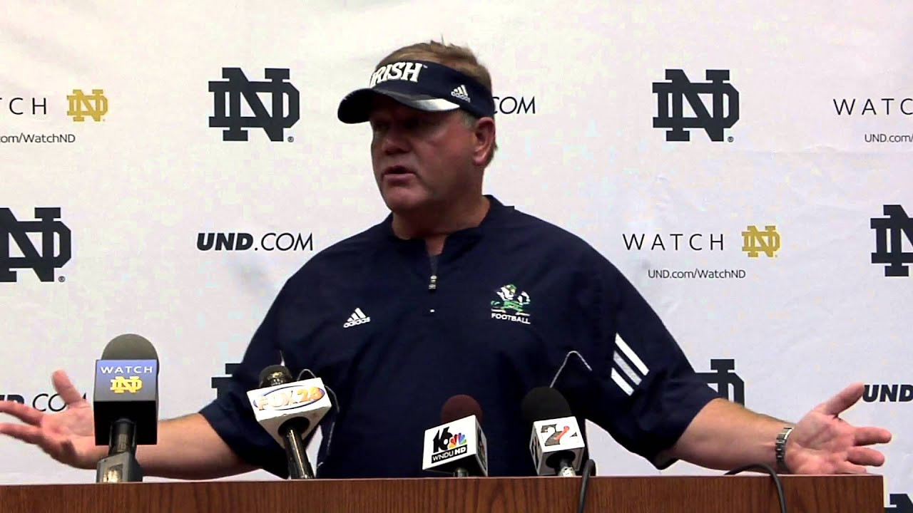 Coach Kelly Media Session - Aug. 29, 2013