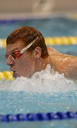 Louis Cavadini was part of the 200 medley relay that placed third for the Irish. In addition, he placed fifth in the 800 free relay and the 100 fly.