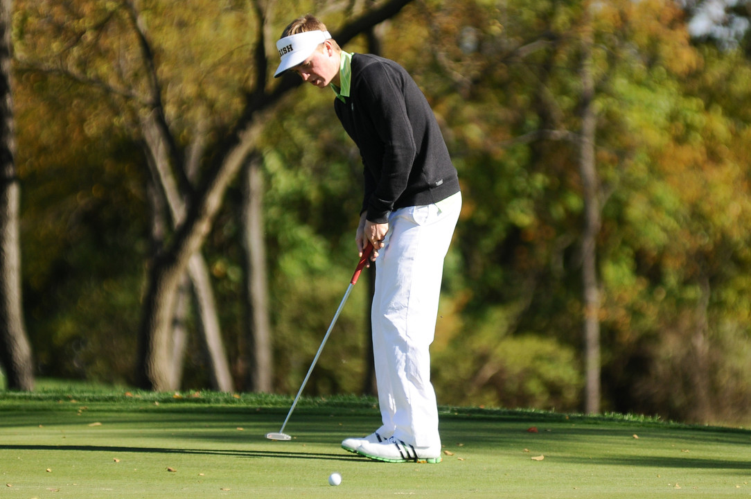 Freshman Cory Sciupider birdied his final three holes to shoot an even par 72 Sunday on day one of the BIG EAST Championship