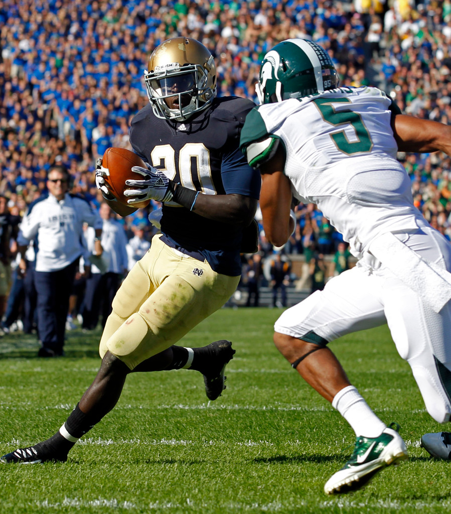 Irish Earn Resounding First Win, 31-13 Over #15 Spartans (AP)