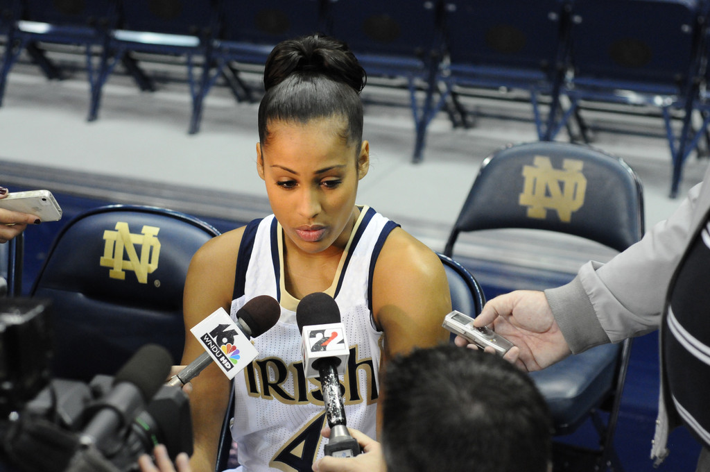 Notre Dame Women's Basketball Media Day 10-11-2012