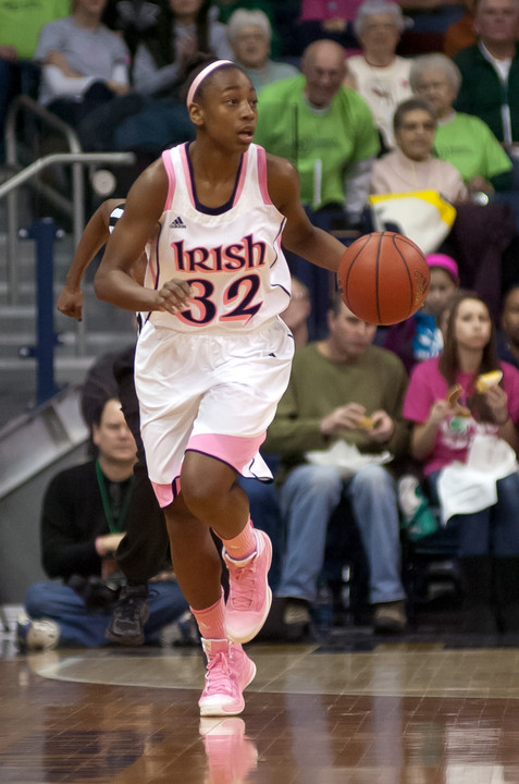 For the fourth time this season, Notre Dame rookie guard Jewell Loyd has been named BIG EAST Freshman of the Week after scoring a game-high 19 points in Sunday's 84-56 win at DePaul.