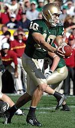 Brady Quinn and his Notre Dame teammates have invited local inner-city kids to "Tackle The Arts" on Friday, July 21 at Notre Dame's Stepan Center
