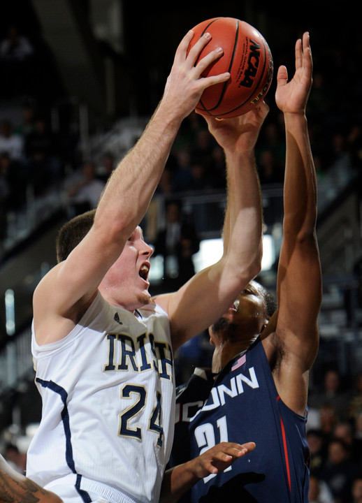 Sophomore Pat Connaughton is shooting a league-best 57.9% from three-point range in BIG EAST play.