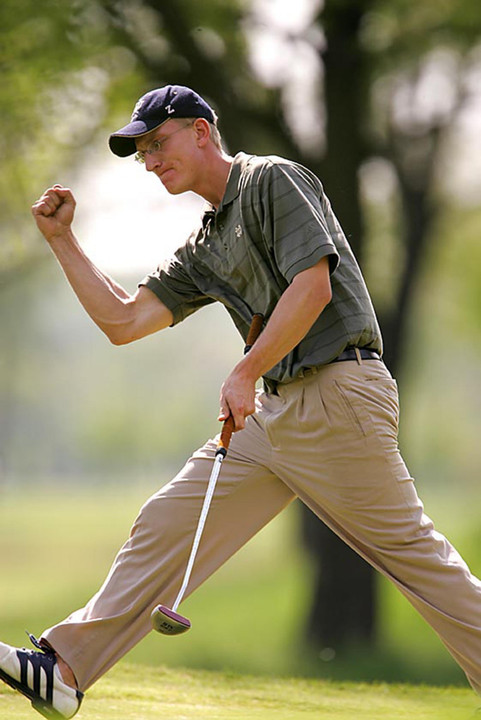 Mark Baldwin ('06) was the 2005 BIG EAST Conference Player of the Year and a three-time all-conference performer at Notre Dame (Matt Cashore)