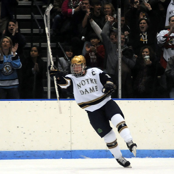 Senior captain Erik Condra capped his 2008-09 season by being named second team AHCA/Reebok All-American.