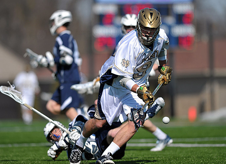 Junior Matt Miller and the Irish defense is allowing just 3.5 goals per game.
