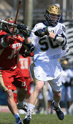 Senior midfielder Lucius Polk matched a career-high with four goals against Ohio State on Saturday.