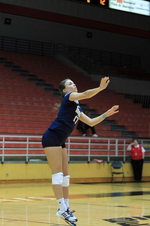Senior Stephanie Slatt earned her first career start Sunday afternoon versus No. 13 Northern Iowa.