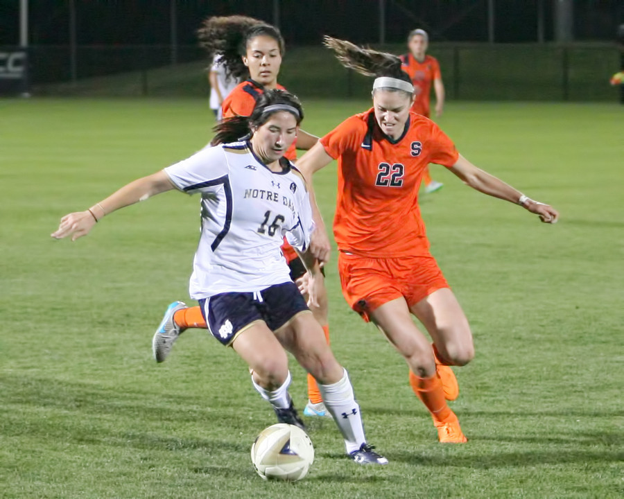 Junior Sandra Yu notched her third goal of the season Thursday against Syracuse.